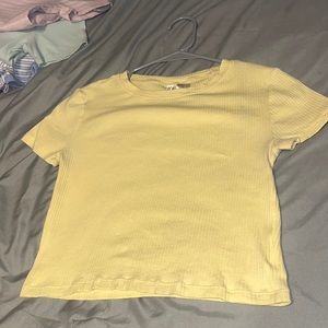 small yellow h&m shirt